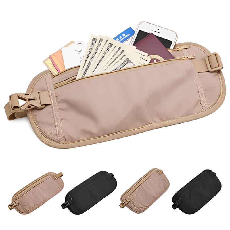 Money Belt Hidden - Bolsa de Cintura Antifurto Oculta para