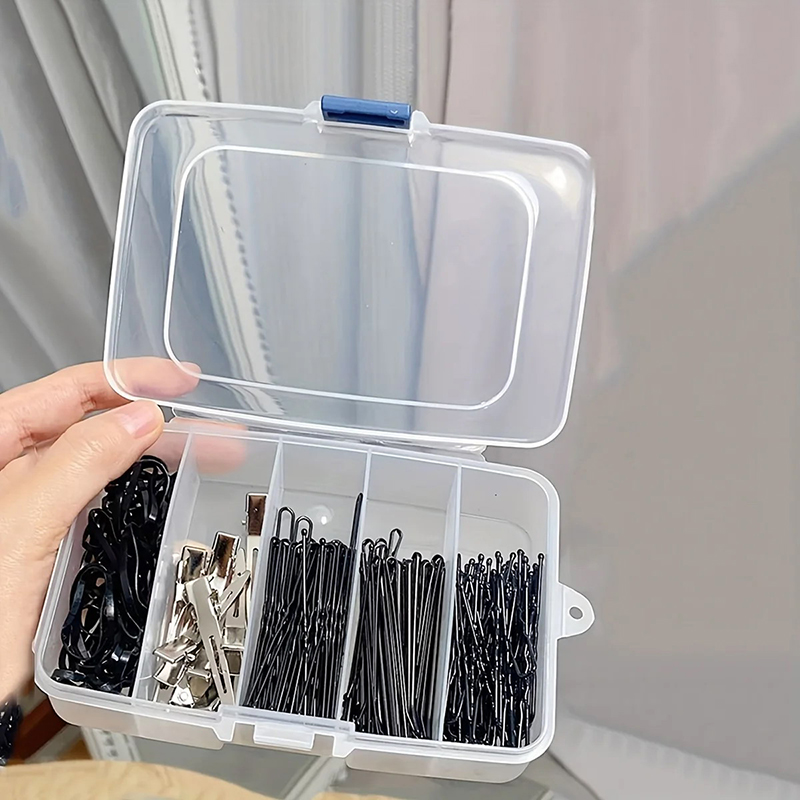 Accessories Travel Jewelry Box - Grampos de cabelo de plástico portátil,