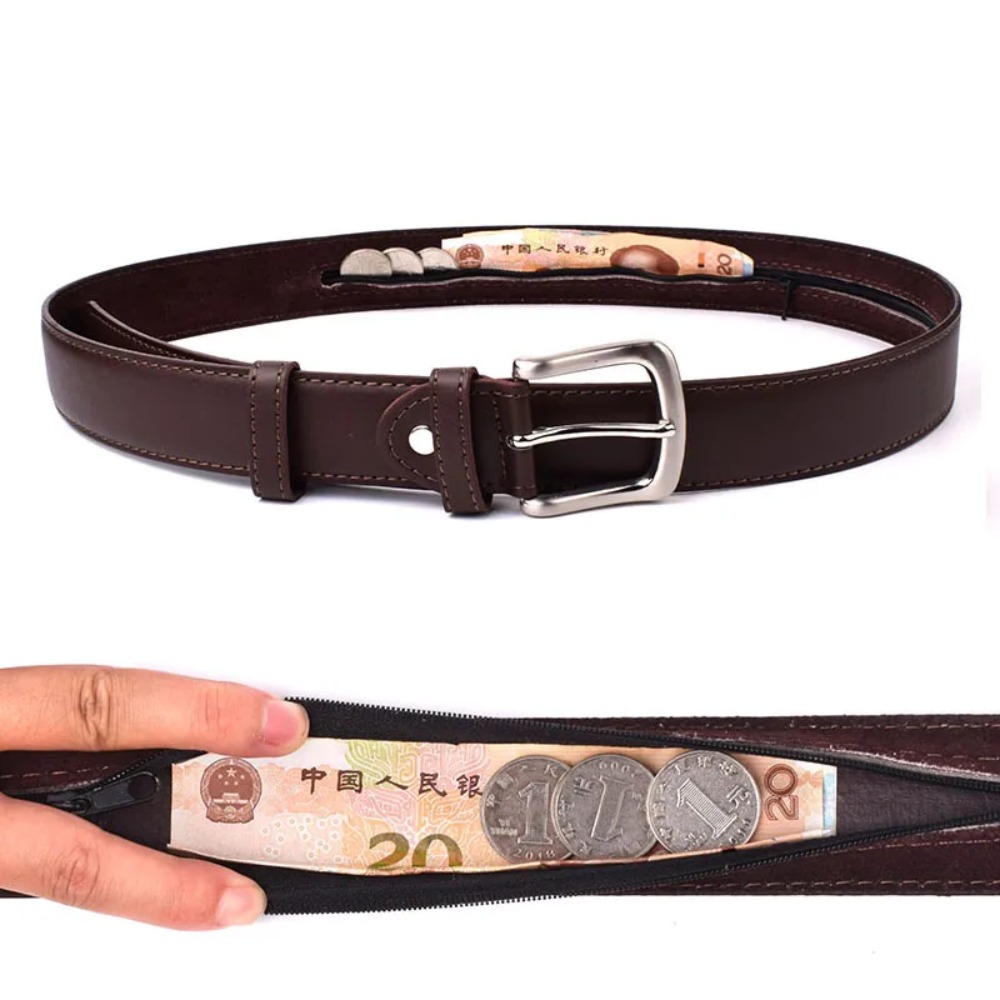 Money Belt Hidden - Cinto de Segurança com Zíper para