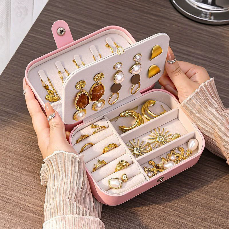 Accessories Travel Jewelry Box - Caixa de joias portátil anti-oxidação para