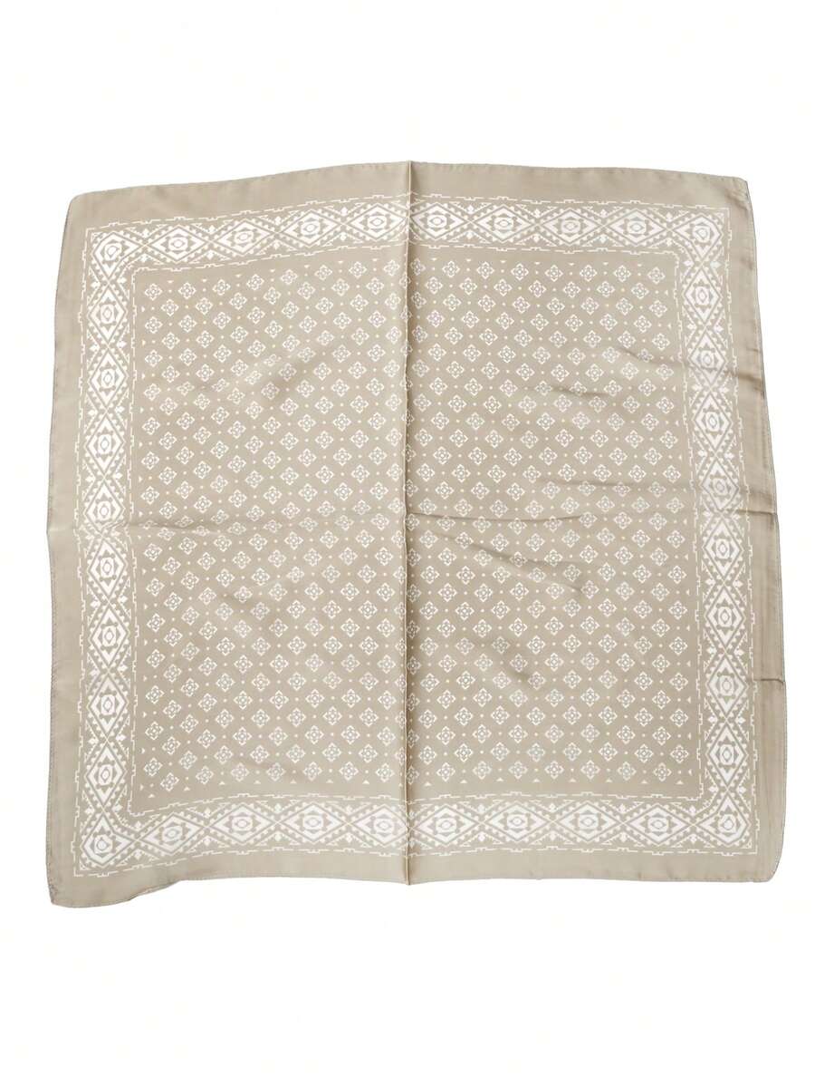 Travel Accessories Essentials - 1pc Lenço Floral Laranja Novo Primavera/Verão,