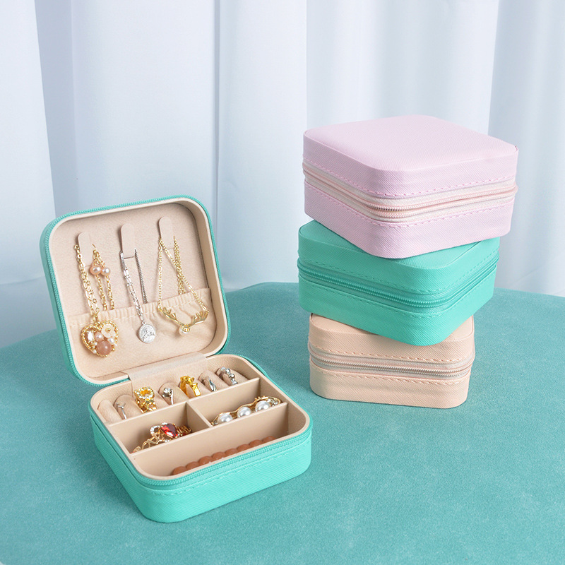 Accessories Travel Jewelry Box - Colorido simples conveniente caixa de armazenamento