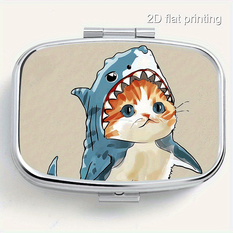 Accessories Travel Jewelry Box - Caixa de Metal Quadrada com Estampa