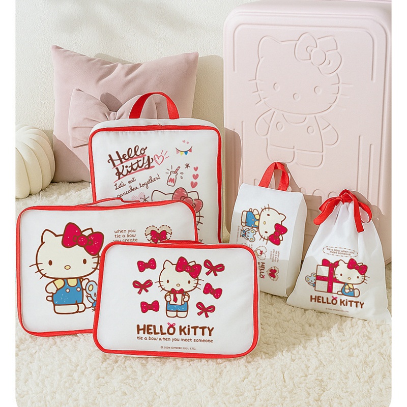 Travel Accessories Kit Bag - Bolsa de Armazenamento Hello Kitty, Bolsa