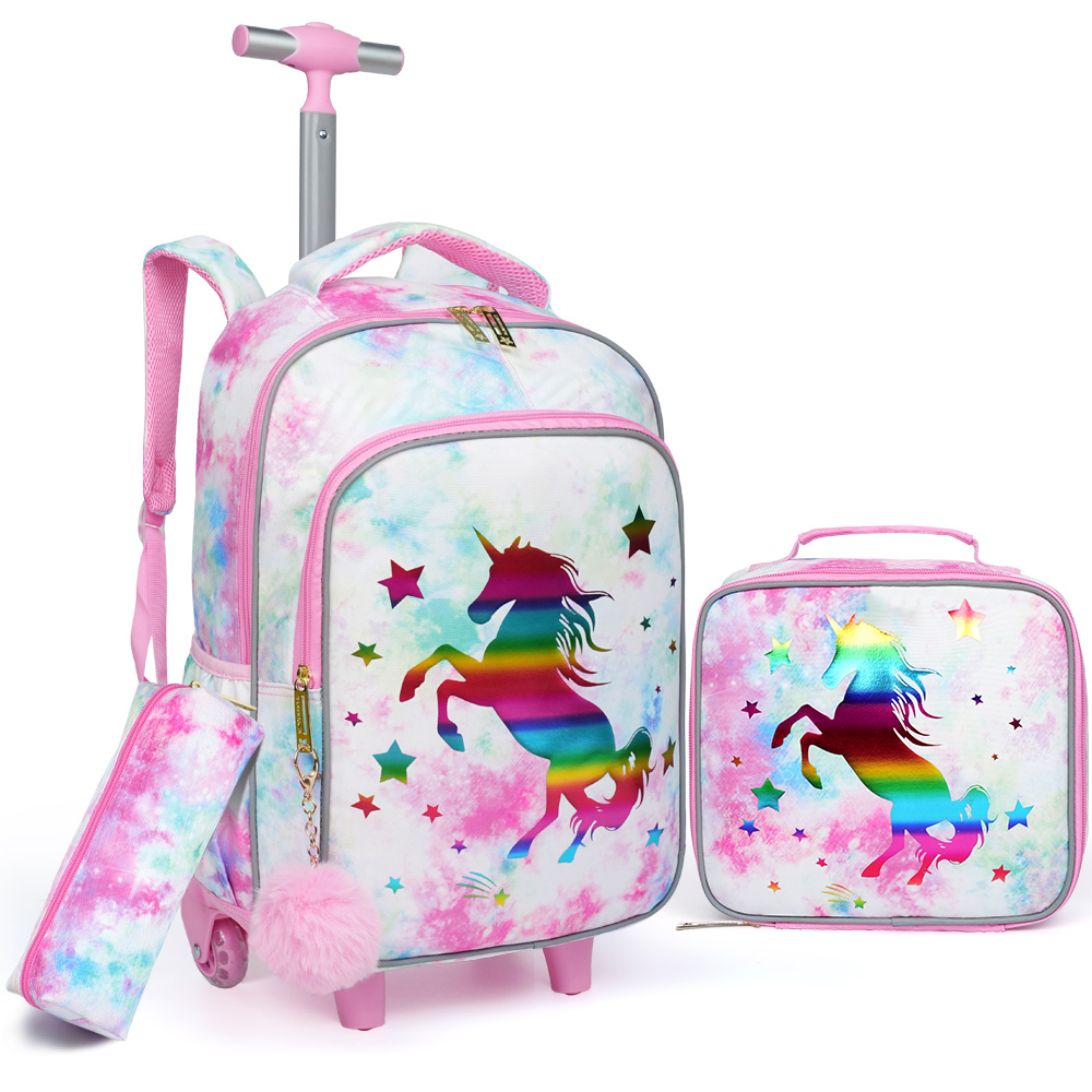 Travel Accessories Pink - Conjunto de 3 Peças de Mochila