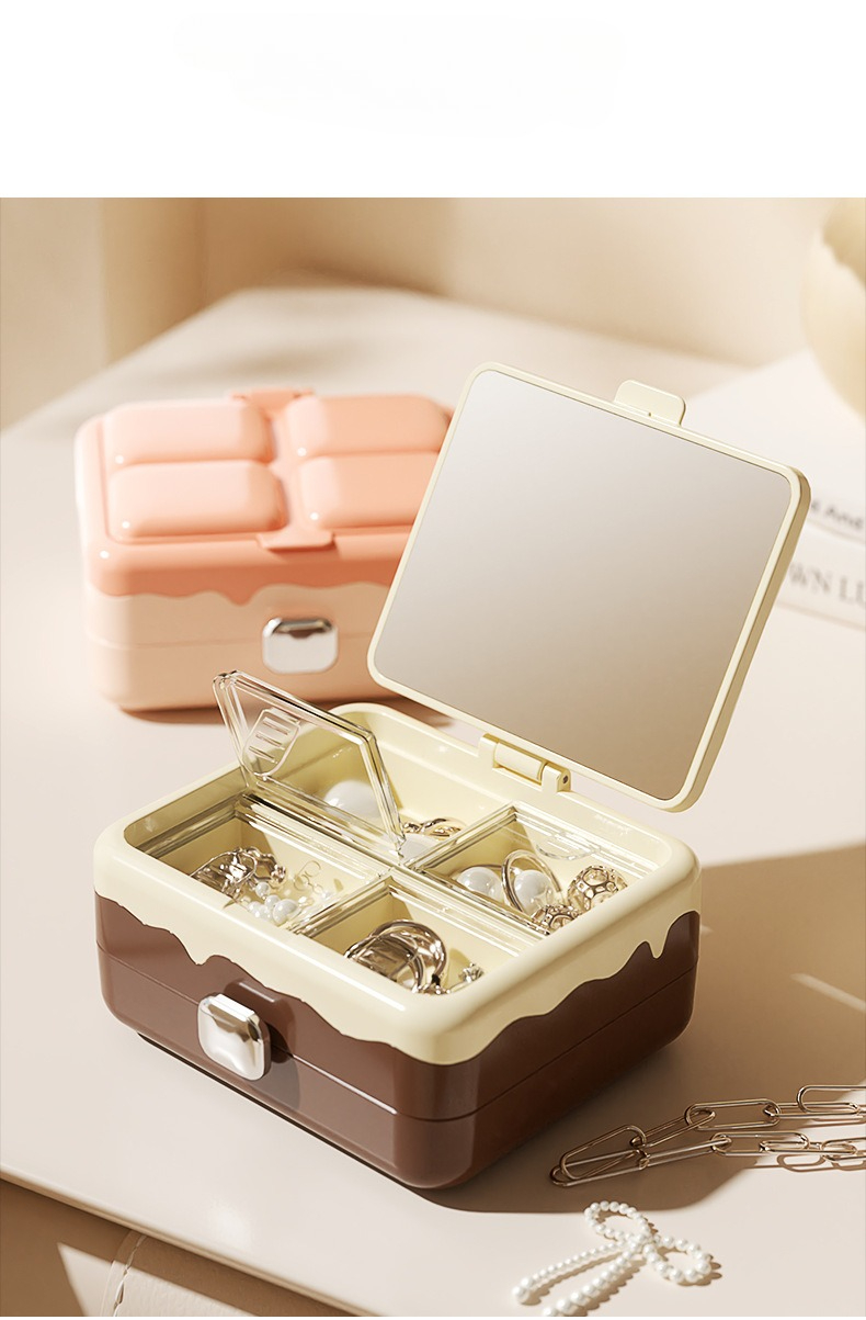 Accessories Travel Jewelry Box - Organizador de jóias portátil mini brinco