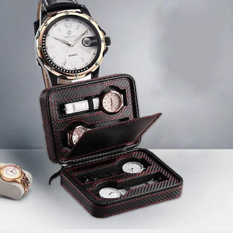 Accessories Travel Jewelry Box - Caixa de armazenamento de relógio portátil