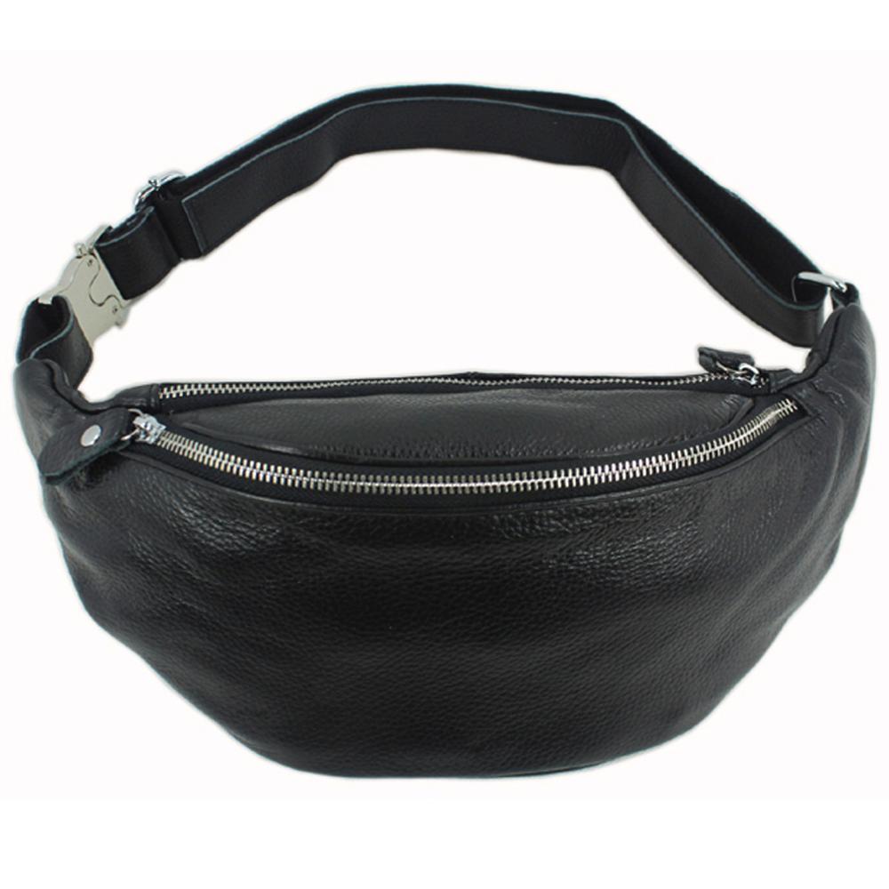 Money Belt Hidden - Bolsa de Cintura de Couro Genuíno