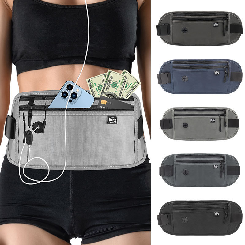 Money Belt Hidden - Bolsa de cintura de viagem invisível