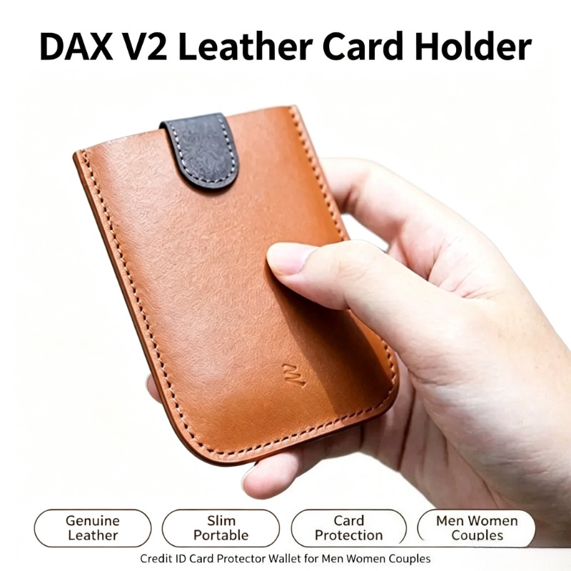 Travel Wallet Slim - DAX V2 Porta-cartões de Couro Gradiente
