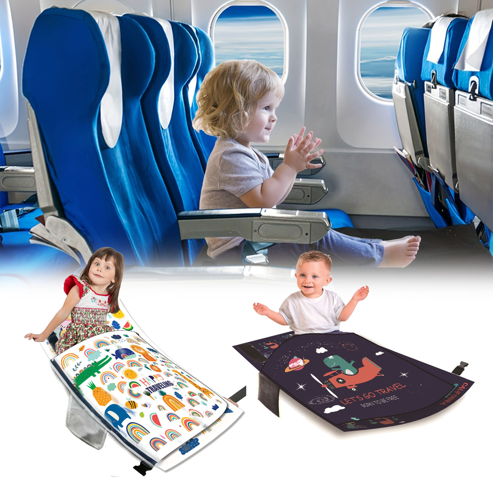 Travel Accessories For Plane - Crianças avião cama respirável crianças avião