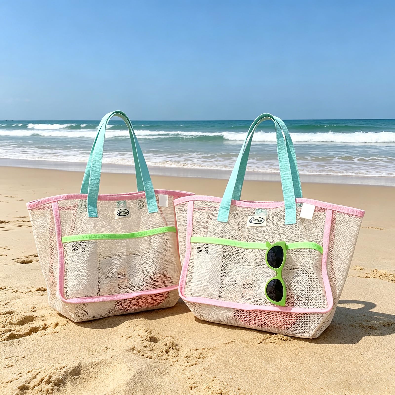Travel Accessories Shops - Bolsas de Praia para Mulheres, Coloridas,