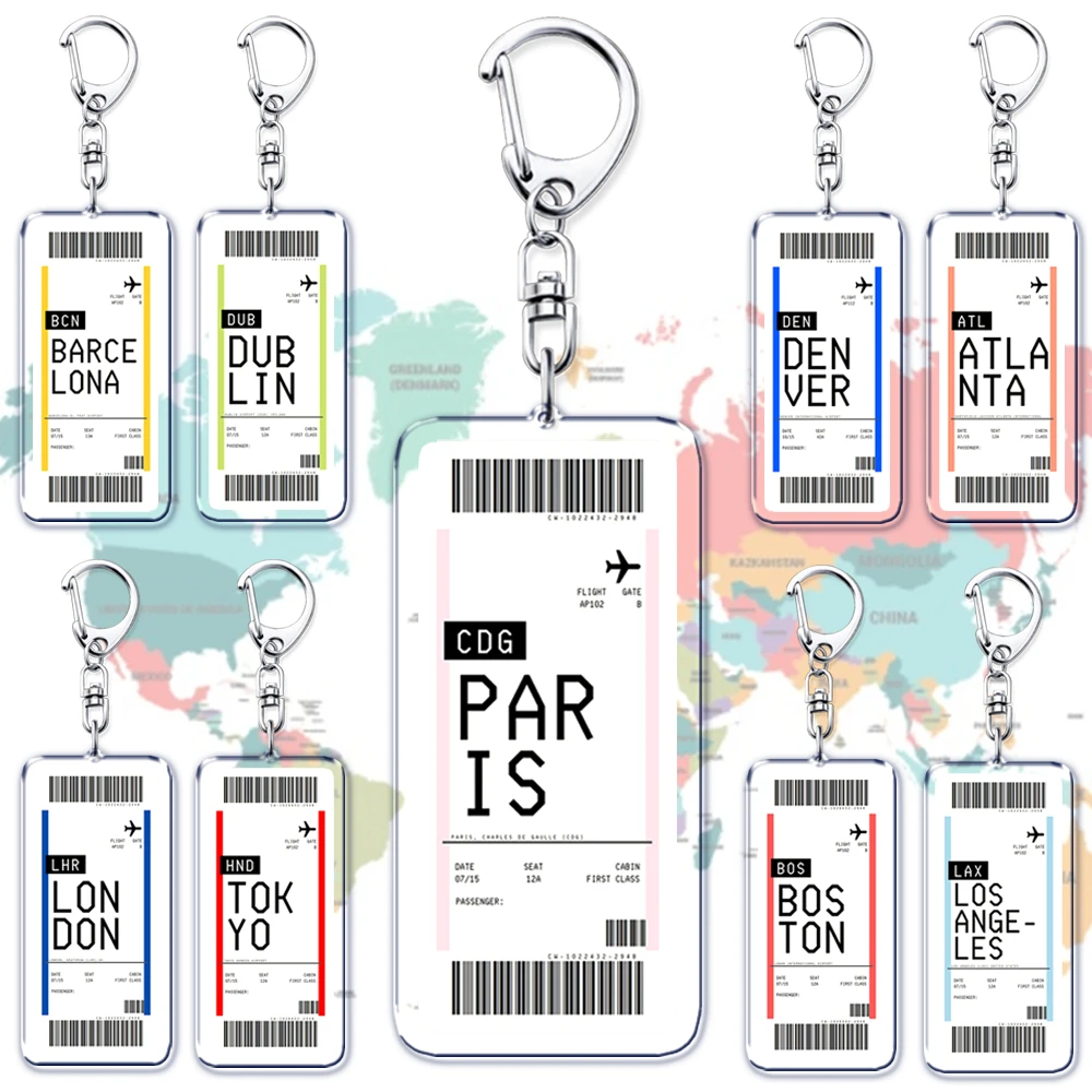 Qantas Travel Accessories - Chaveiro de passagem de embarque de