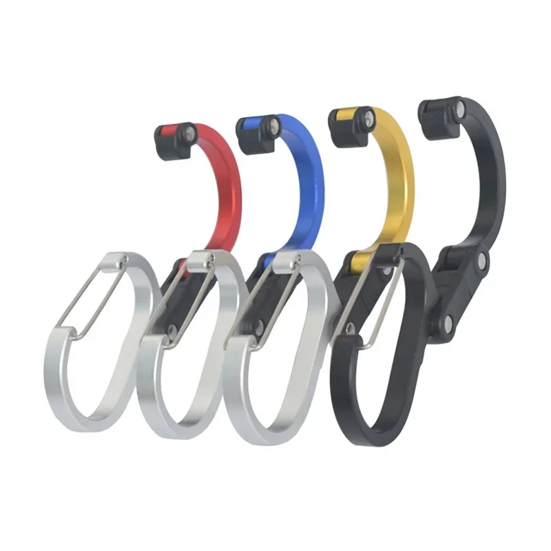 Travel Accessories And Gadgets - Mosquetão híbrido multifuncional com clipe de