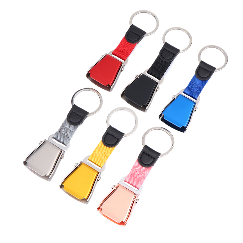 Travel Accessories For Plane - Mini segurança cinto fivela chaveiro, chaveiro