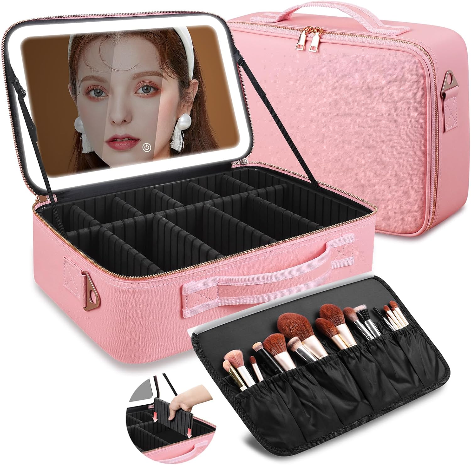 Travel Accessories Organizer Bag - Bolsa de Maquiagem de Grande Capacidade