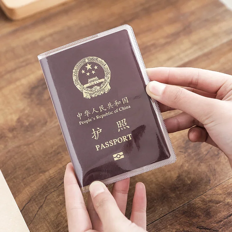 Travel Accessories Essentials - Capa de Passaporte em PVC Transparente