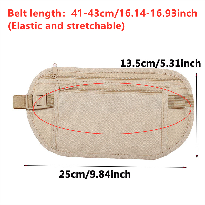 Bolsa de Cintura Antifurto Ocu - Money Belt Hidden avaliação e preço