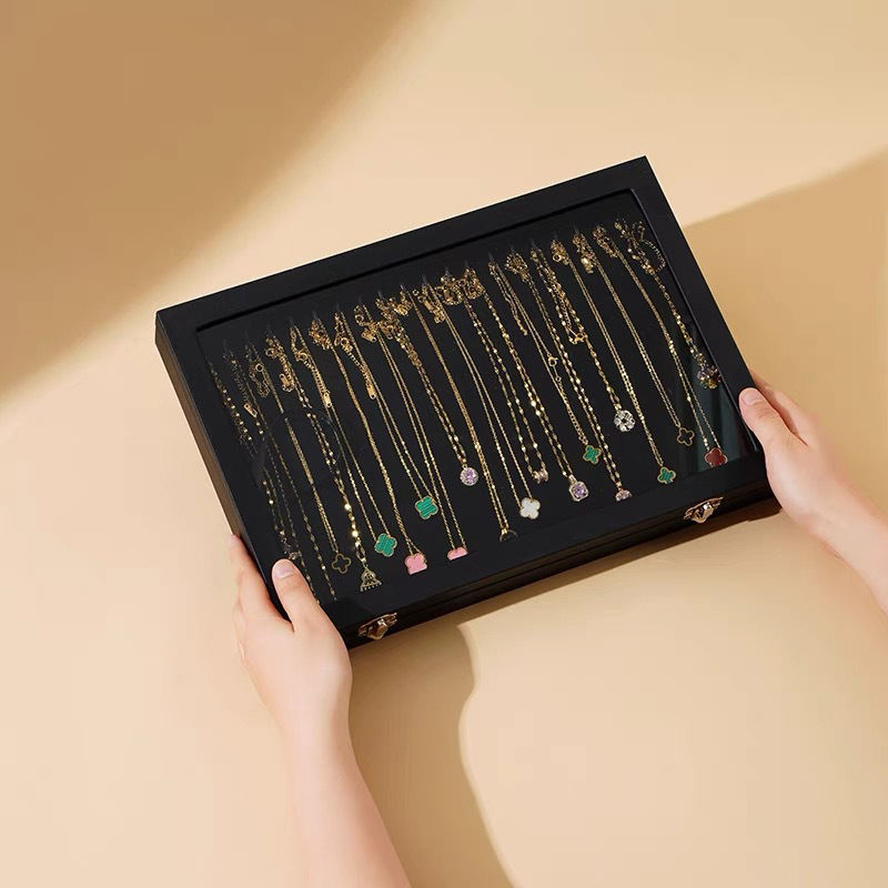 Caixa de jóias de madeira para - Accessories Travel Jewelry Box avaliação e preço
