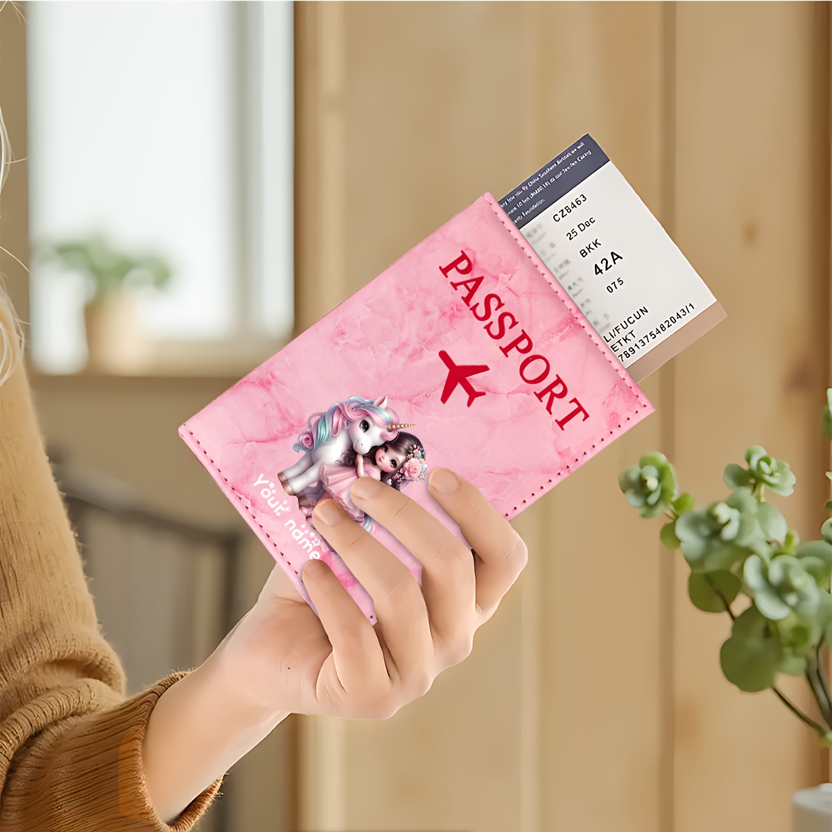 Porta-passaporte em PU com pad - Travel Accessories For Plane avaliação e preço