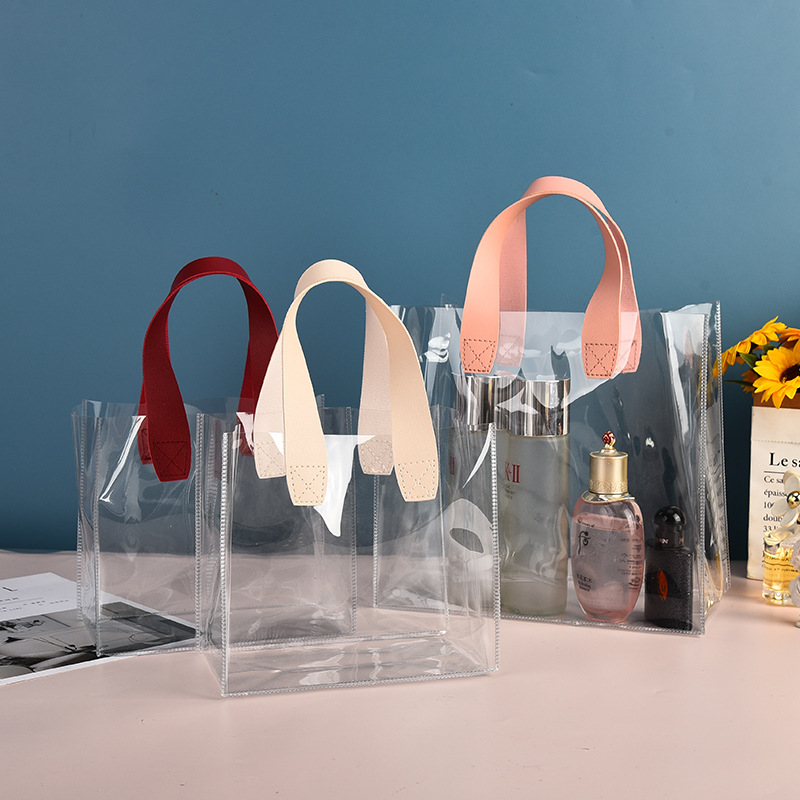 Transparente PVC Limpar Tote,  - Travel Accessories Shops avaliação e preço