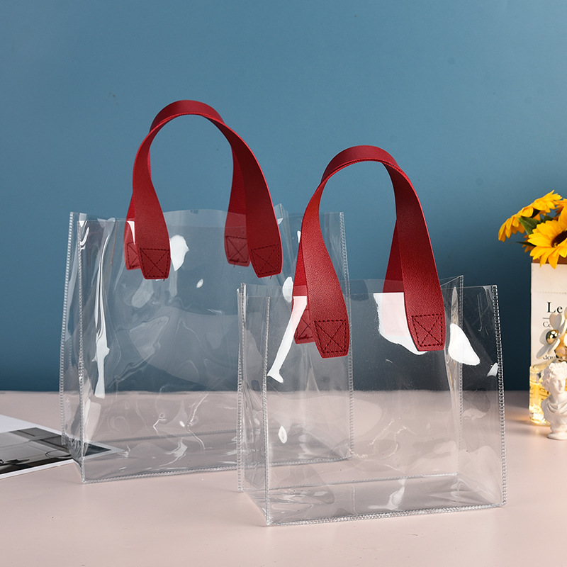 Transparente PVC Limpar Tote,  - Travel Accessories Shops avaliação e preço