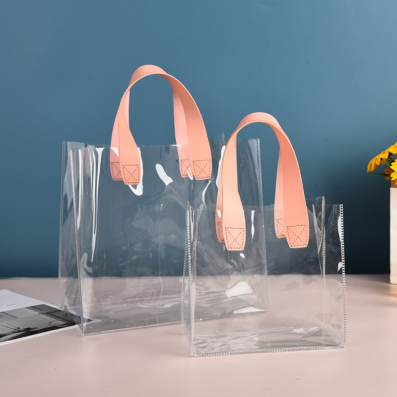 Transparente PVC Limpar Tote,  - Travel Accessories Shops avaliação e preço