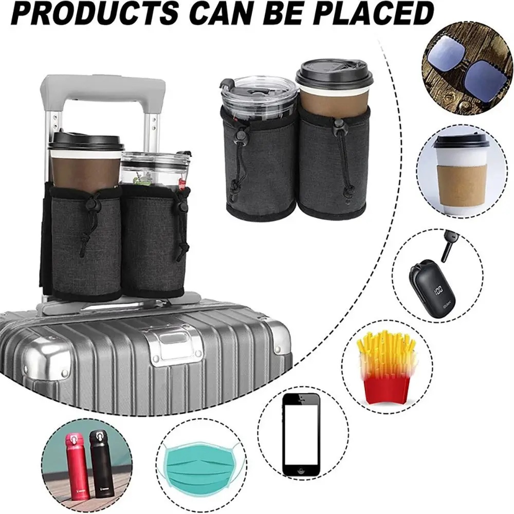 Novo Suporte para Garrafa de Á - Travel Accessories Essentials avaliação e preço