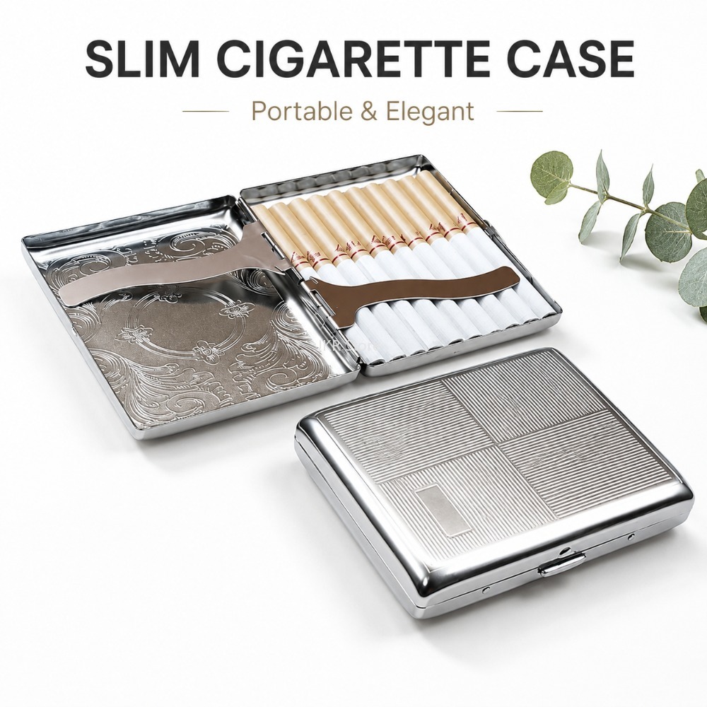 Estojo de Cigarros em Aço Inox - Travel Accessories Box avaliação e preço