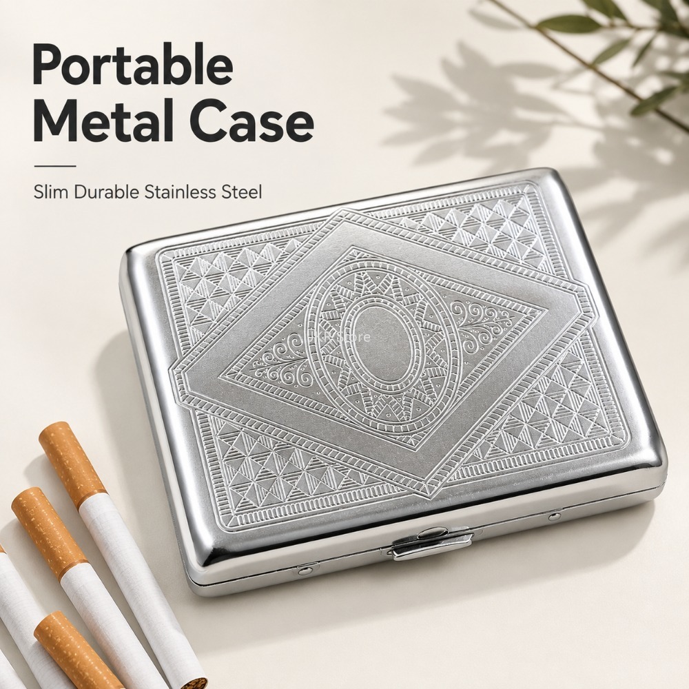Estojo de Cigarros em Aço Inox - Travel Accessories Box avaliação e preço