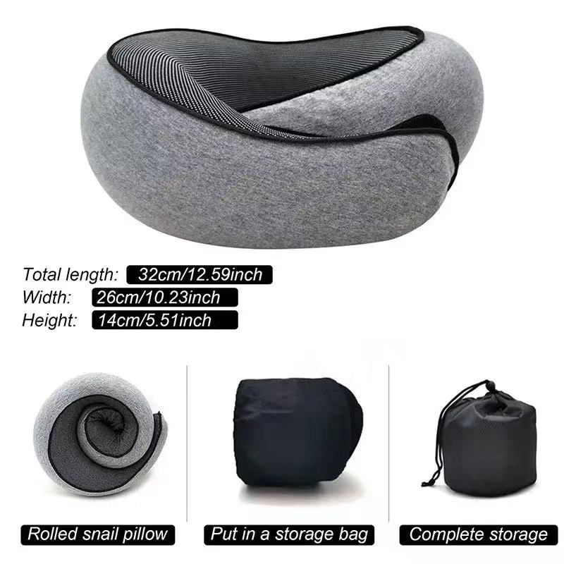Travesseiro de pescoço de espu - Neck Pillow Memory Foam avaliação e preço