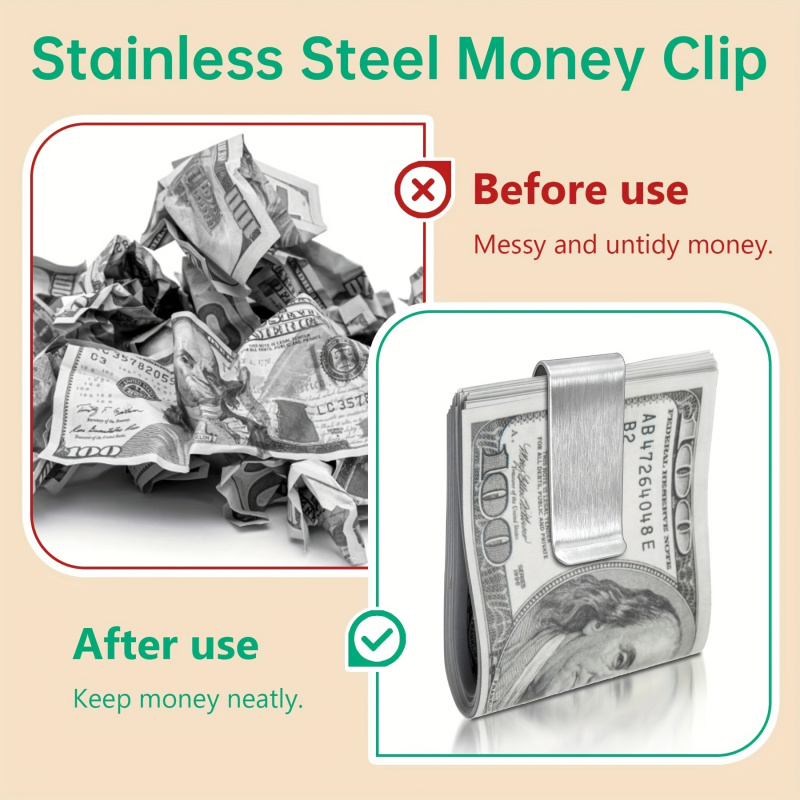 20PCS Carteira Slim de Aço Ino - Travel Wallet Slim avaliação e preço