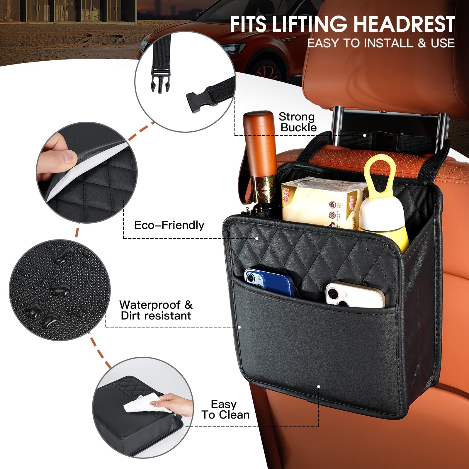 Organizador de Banco Traseiro  - Travel Accessories Organizer Bag avaliação e preço