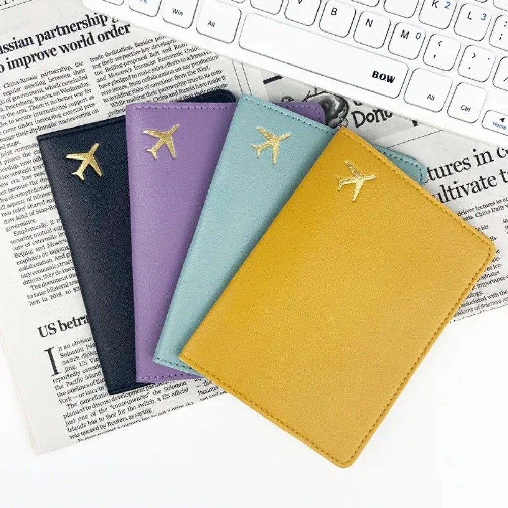 Porta-passaporte de couro PU,  - Travel Accessories For Plane avaliação e preço