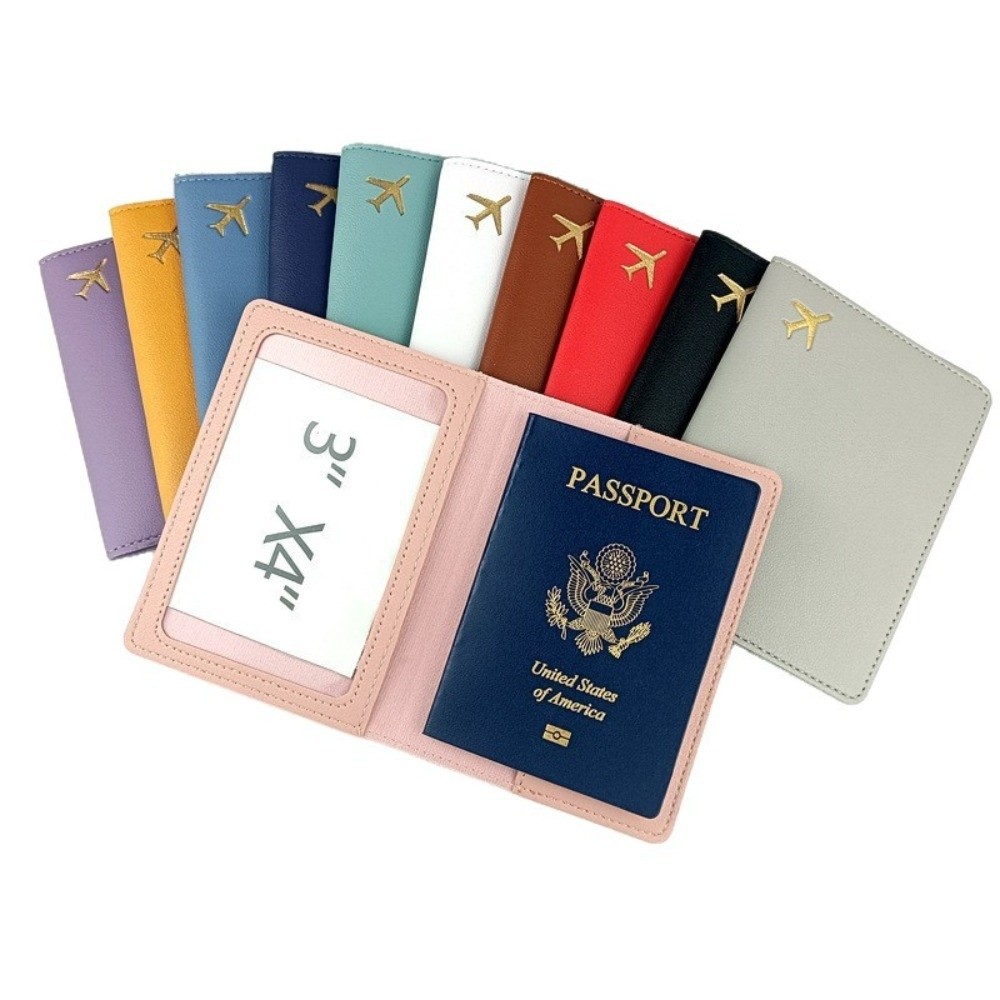 Porta-passaporte de couro PU,  - Travel Accessories For Plane avaliação e preço