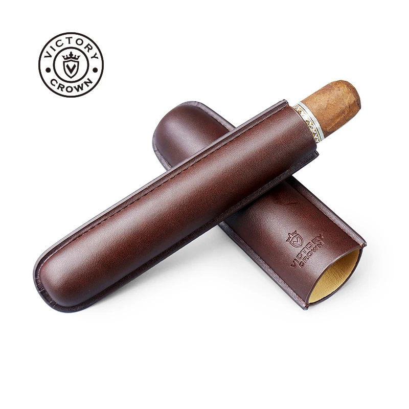 Tubo de charuto de couro humid - Travel Accessories Youtube avaliação e preço