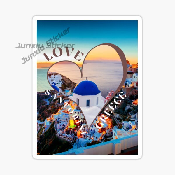 Adesivos para Carro SANTORINI  - Travel Accessories Greece avaliação e preço