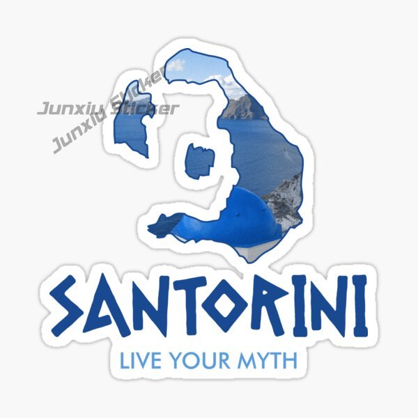 Adesivos para Carro SANTORINI  - Travel Accessories Greece avaliação e preço