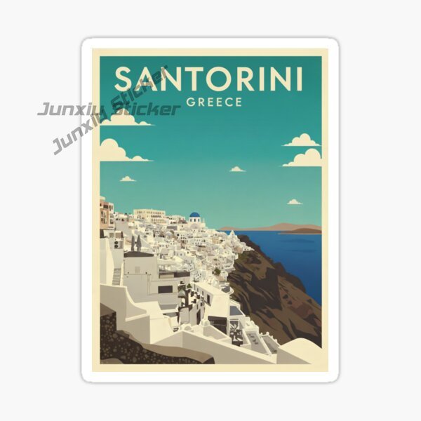 Adesivos para Carro SANTORINI  - Travel Accessories Greece avaliação e preço
