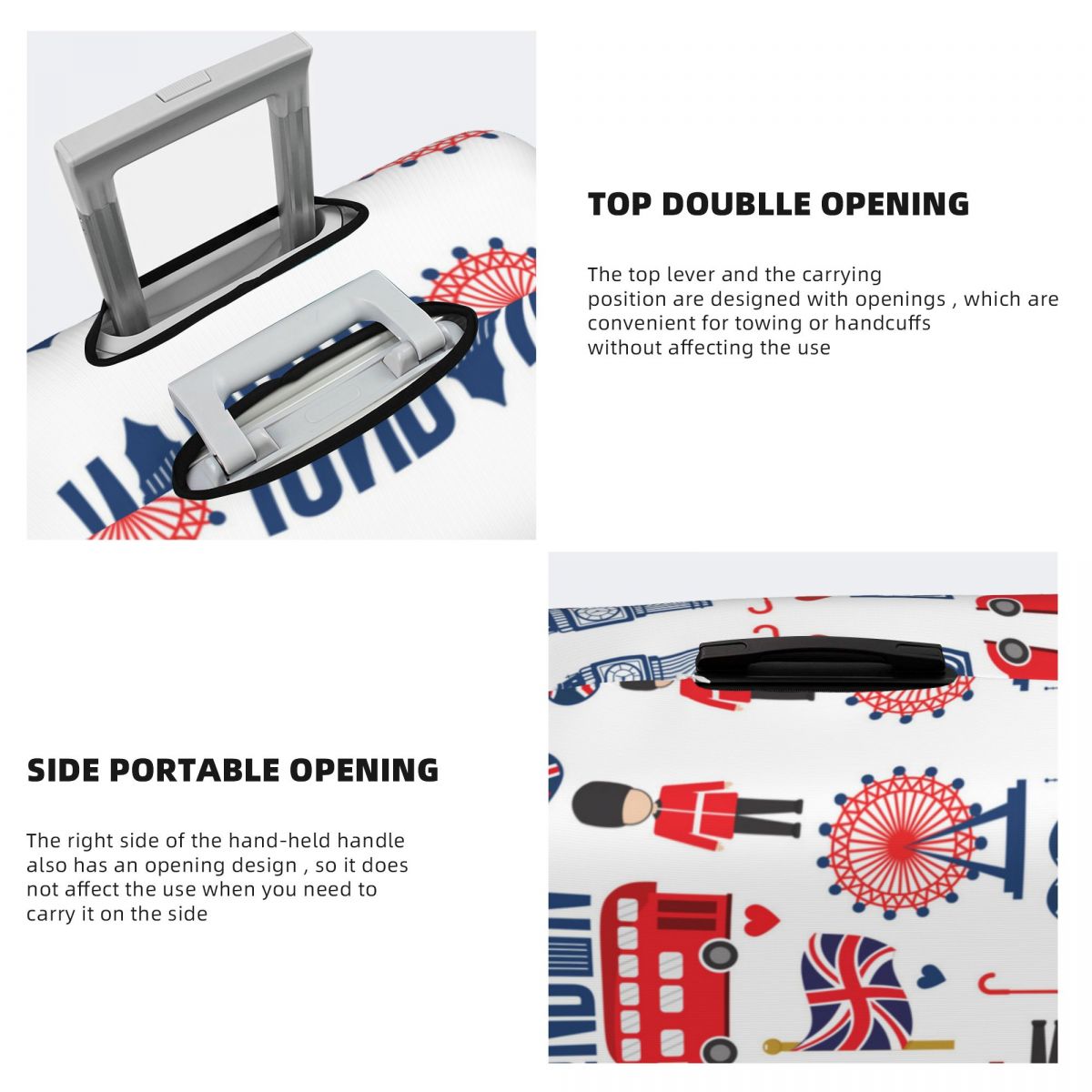 Capa de Mala de Ilustração Est - Travel Accessories London avaliação e preço