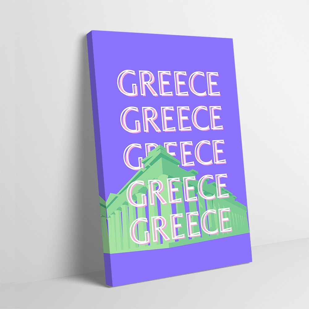 Grécia cartaz de viagem person - Travel Accessories Greece avaliação e preço