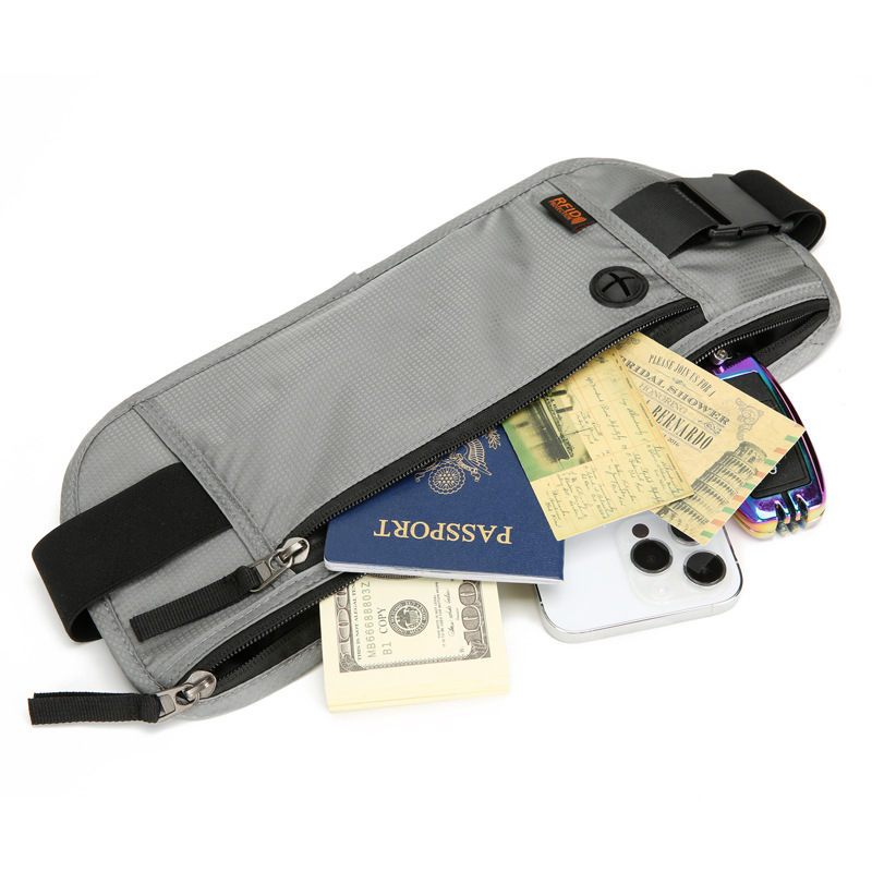 Rfid bloqueando à prova dwater - Money Belt Hidden avaliação e preço