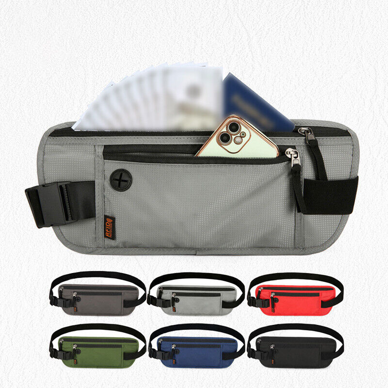 Rfid bloqueando à prova dwater - Money Belt Hidden avaliação e preço