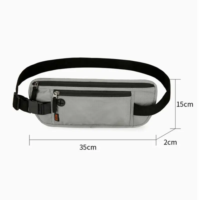 Rfid bloqueando à prova dwater - Money Belt Hidden avaliação e preço
