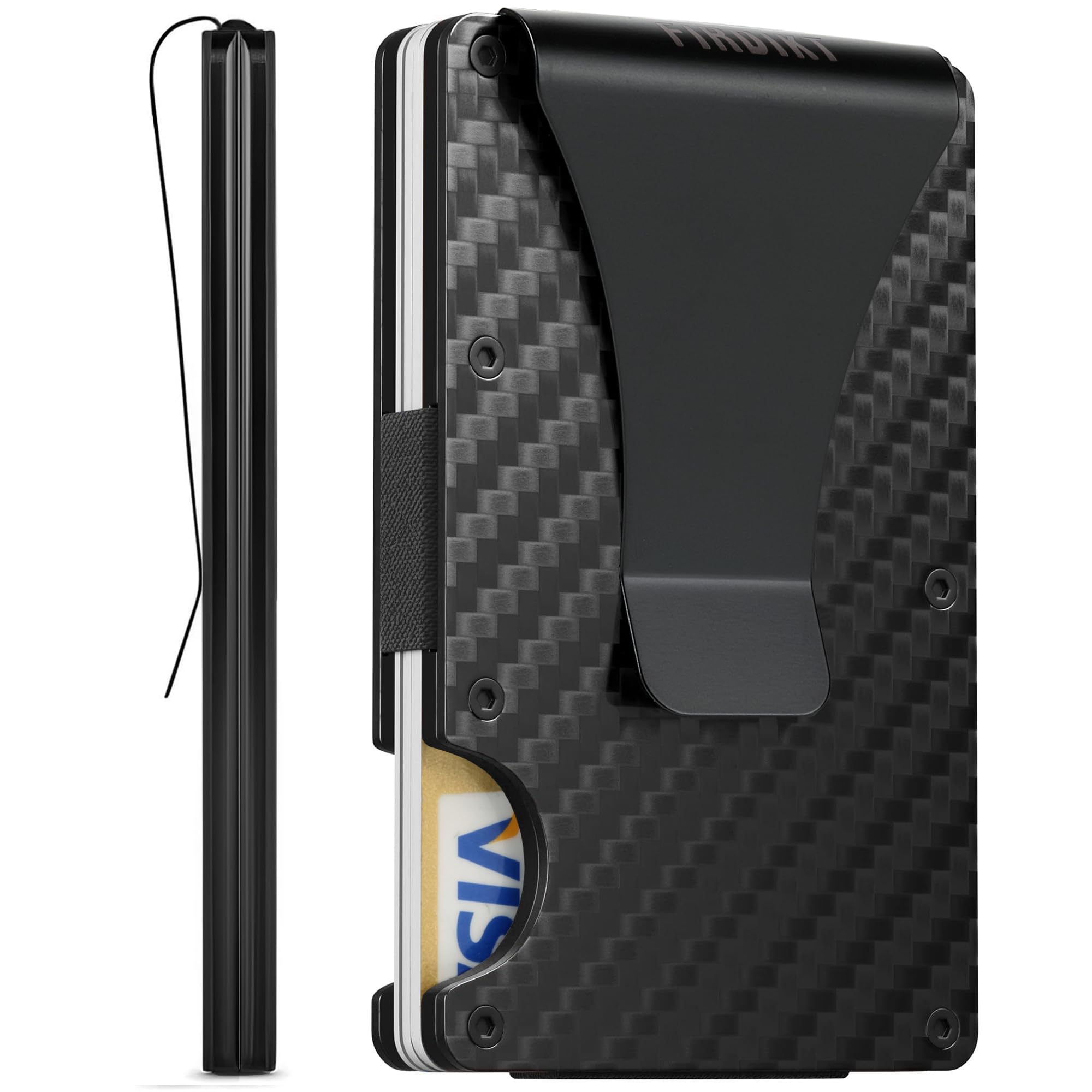 Carteira de Fibra de Carbono,  - Travel Wallet Slim avaliação e preço