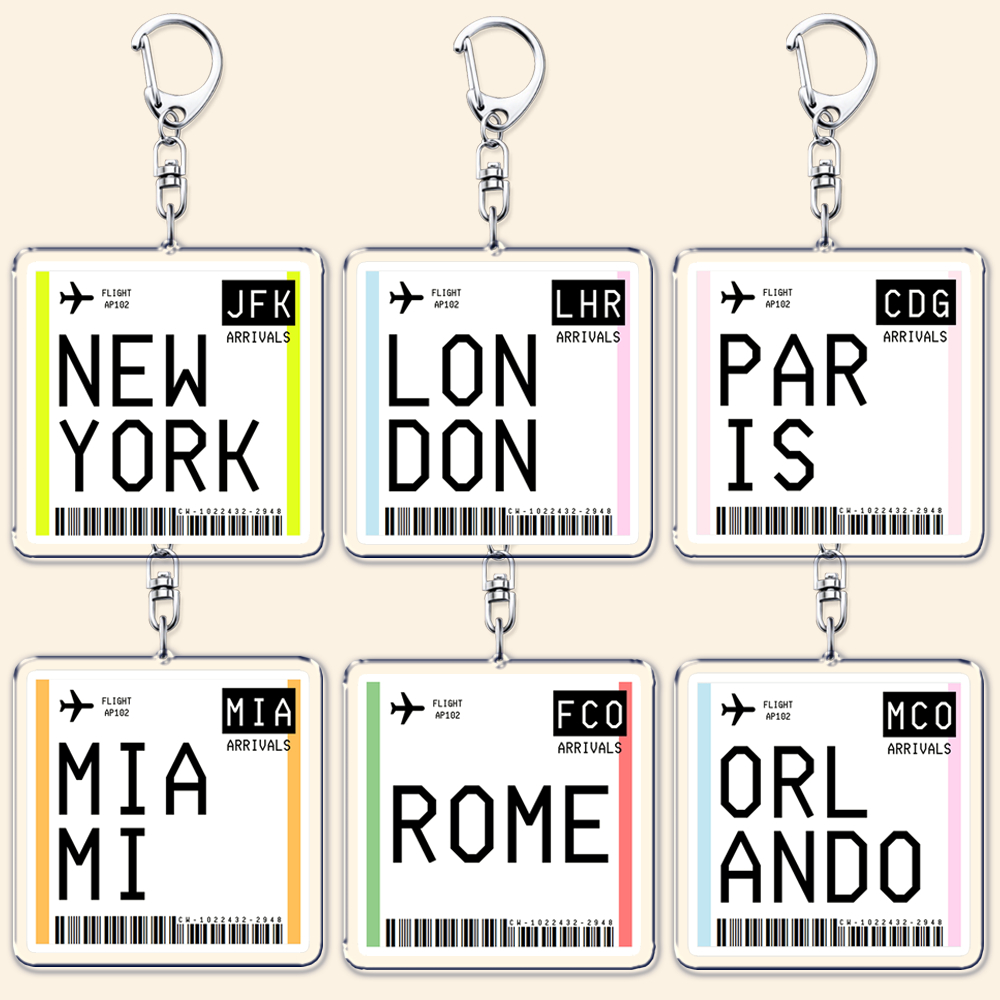 Chaveiro de passagem de embarq - Travel Accessories London avaliação e preço