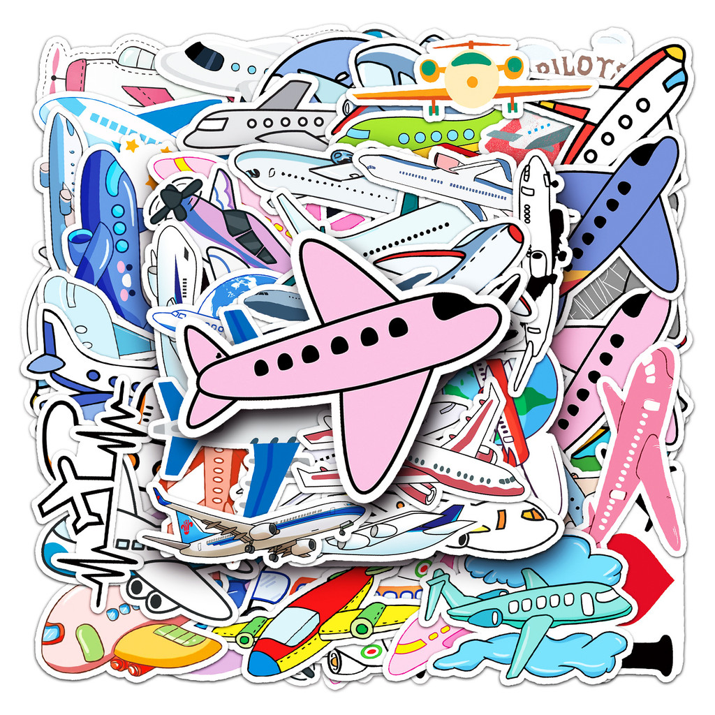 50 decalques de avião encantad - Travel Accessories And Gadgets avaliação e preço