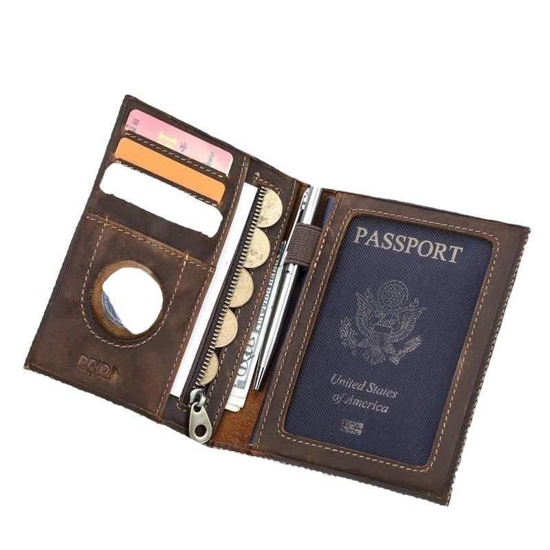 Logotipo personalizado couro g - Travel Wallet Slim avaliação e preço