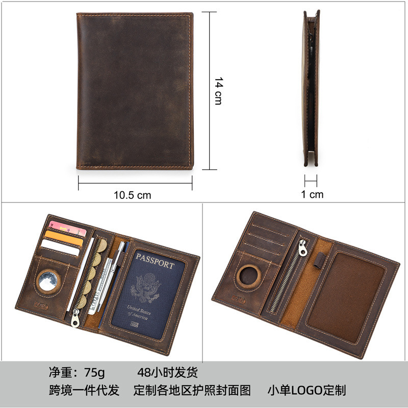 Logotipo personalizado couro g - Travel Wallet Slim avaliação e preço