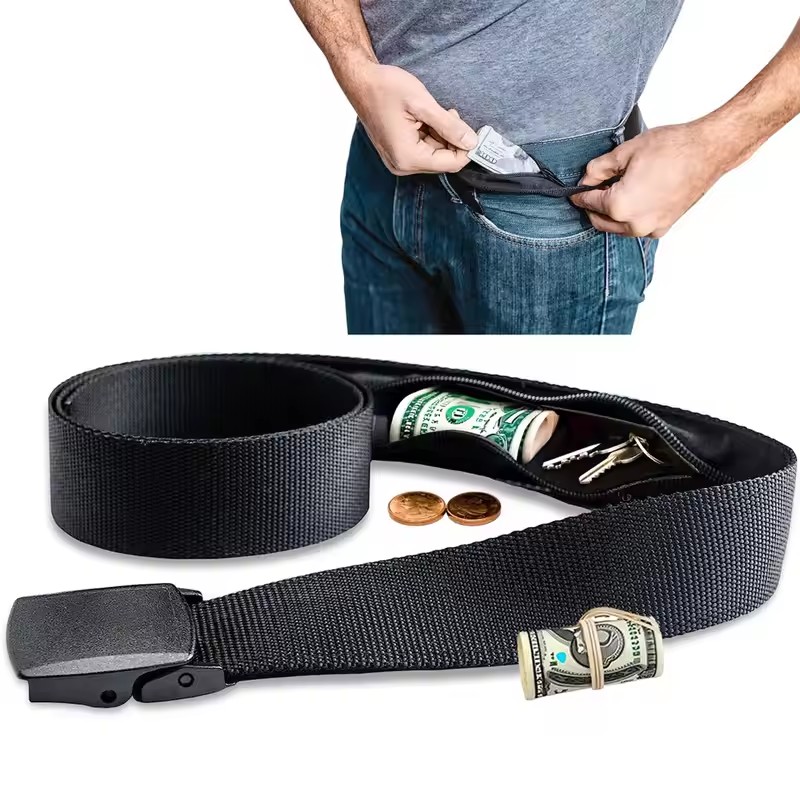 Novo viagem dinheiro anti roub - Money Belt Hidden avaliação e preço